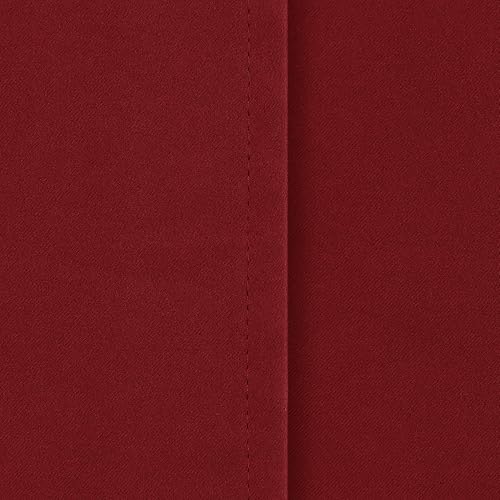 Miniatura 7 de Deconovo Cortinas de Navidad, cortina de puerta francesa, oscurecimiento de habitación y aislamiento térmico, cortinas opacas para decoración de