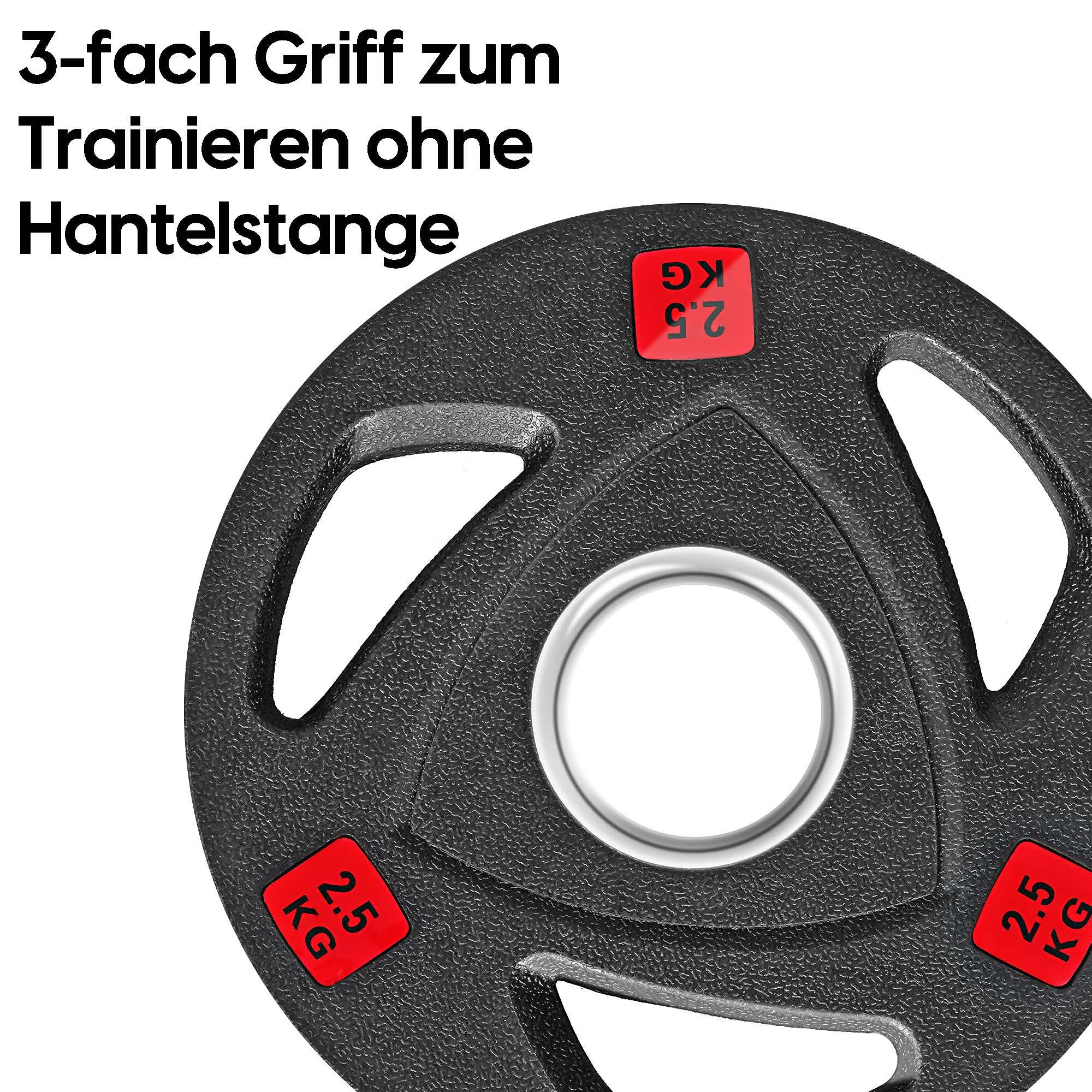 Voordeelbundel Olympische Halterschijven 2 x 15 Kunststof 50/51 MM