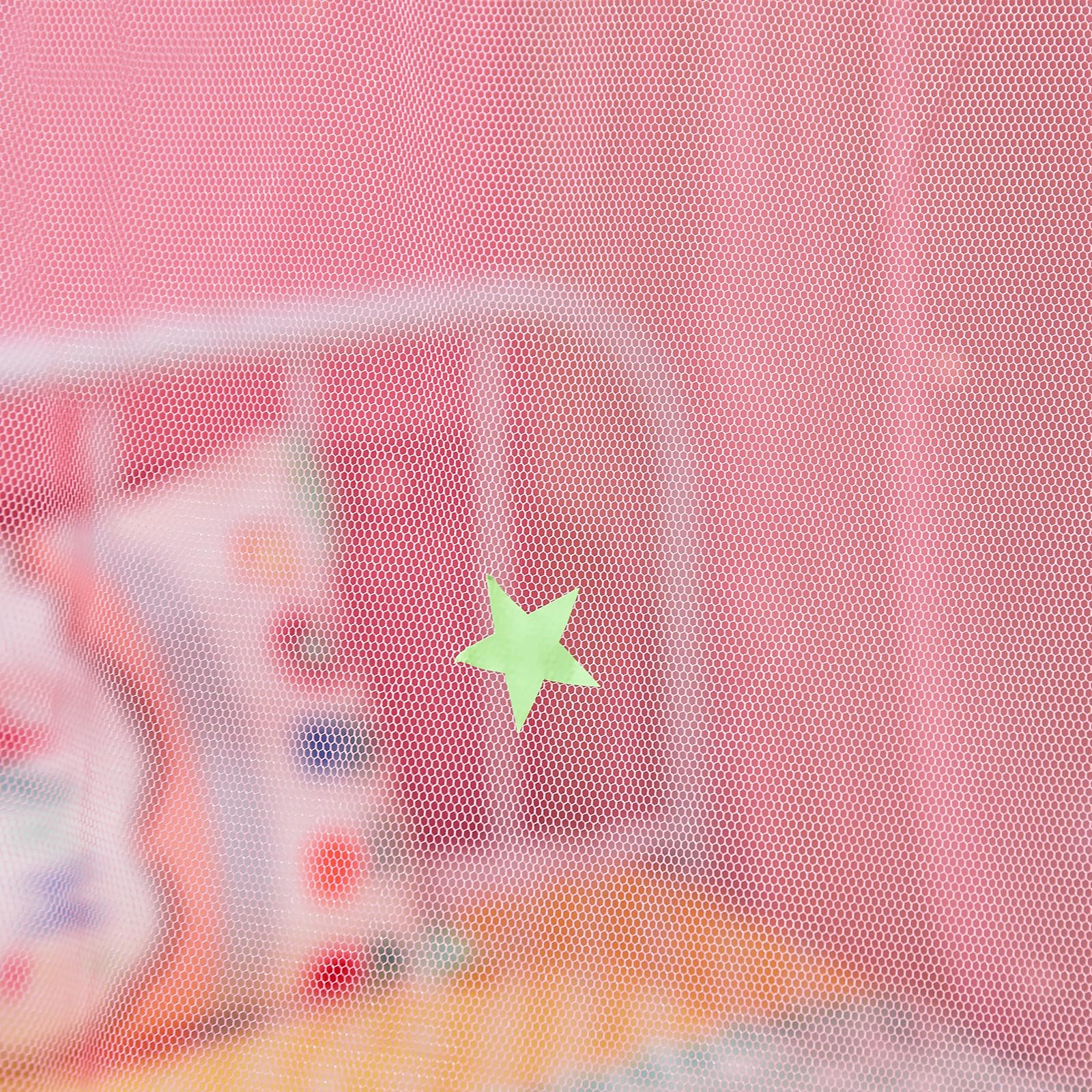 ZIQINPSQ Betthimmel für Mädchen mit leuchtenden Sternen, Prinzessinnen-Betthimmel, Bettvorhänge für Einzel-, Doppel-, Kingsize-Bett, Bettnetz, Raumdekoration, Deckenzelt zum Abdecken von Kleinkindern
