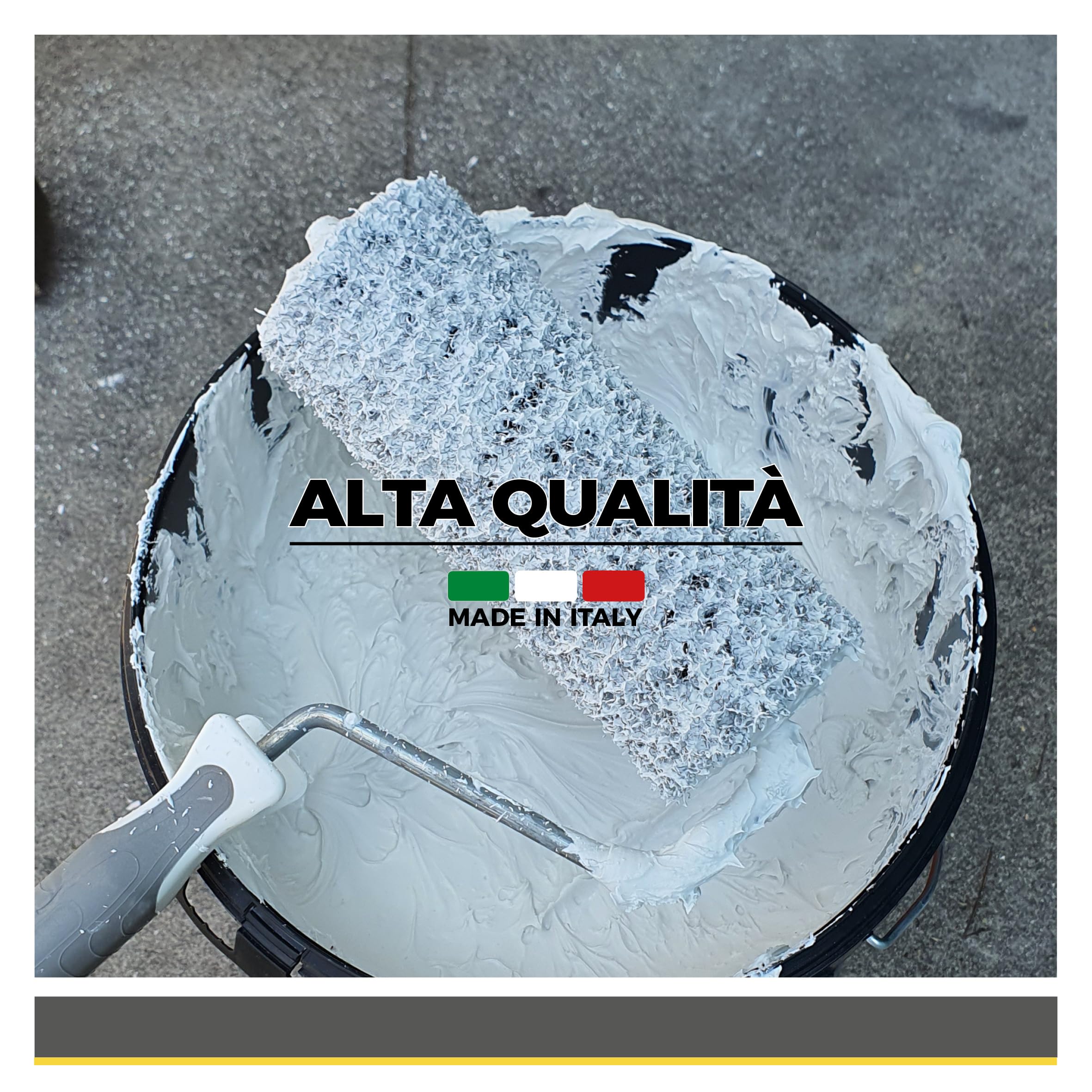 Boldrini Rullo Professionale per Stucco con Manico – 30cm – Made in Italy – Applicazione Stucco su Pareti e Soffitti – Alta Resistenza, Non Perde Peli