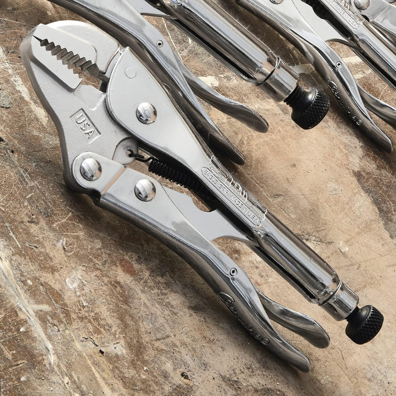 Eagle Grip by Malco LP7R 7 in. Straight Jaw Locking Pliers - - 