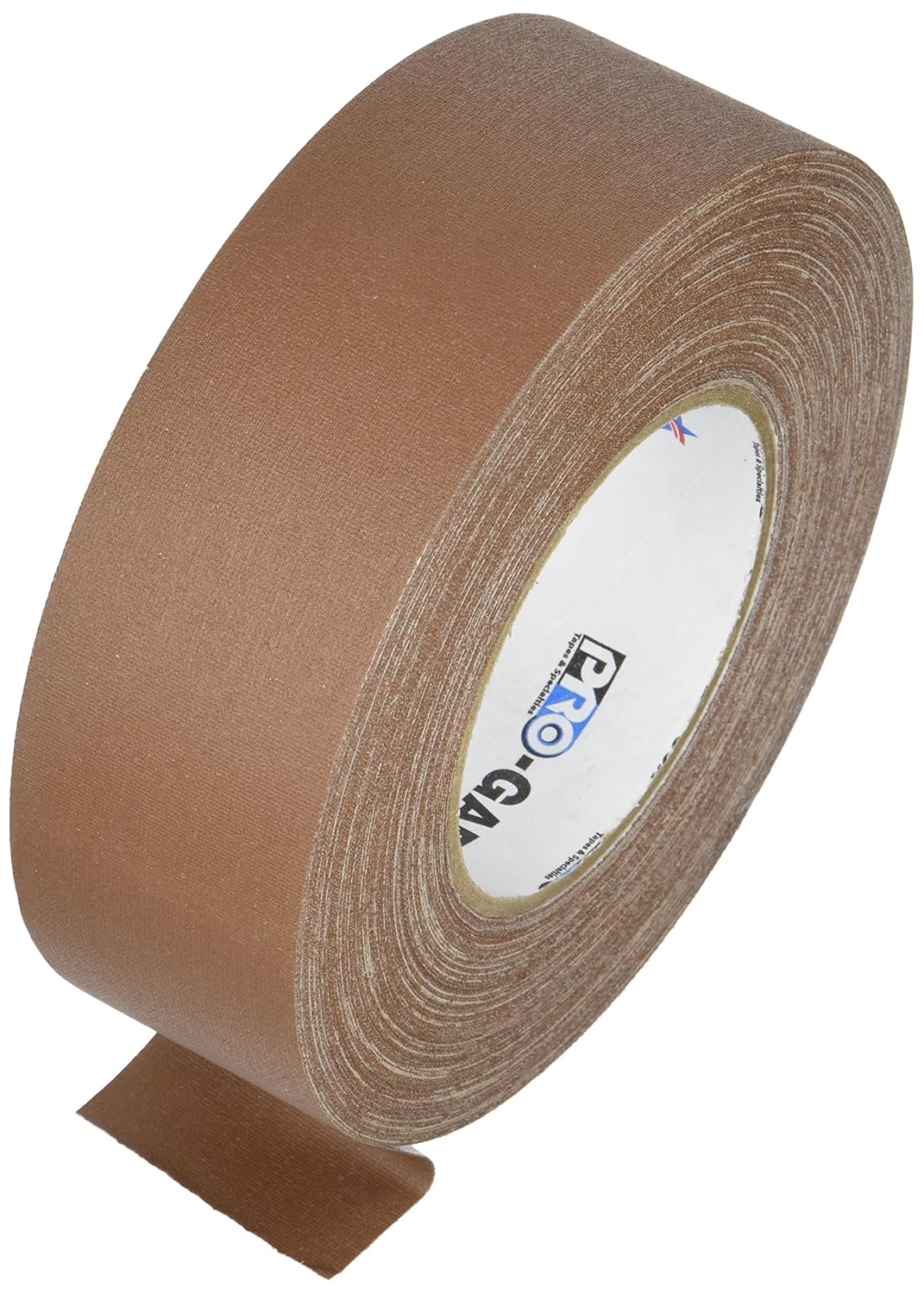 Pro Gaff Gaffers Tape 1 and 2 inch Widths, 17 Colors Available, 2 inch, Brown