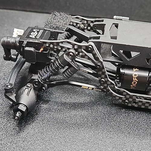 Miniatura 2 de Mofo Rc AX24 Fibra de carbono o aluminio AX-Blades, fibra de carbono de las placas de choque