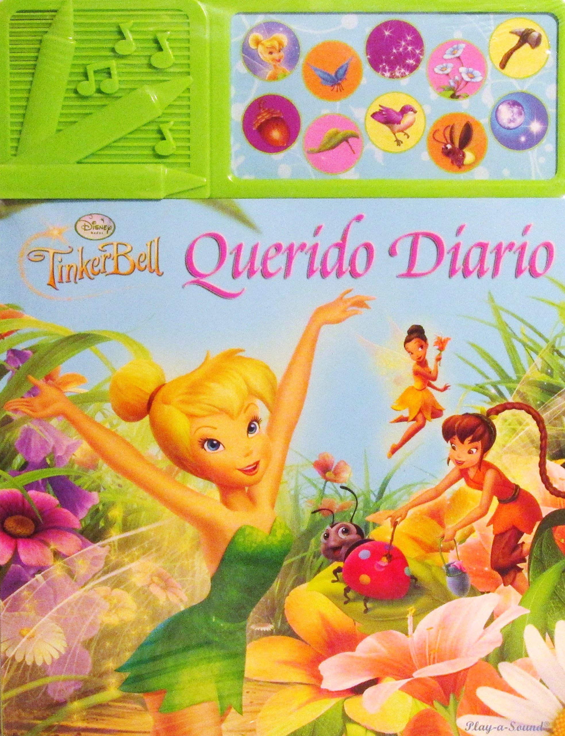 TinkerBell Querido Diario TinkerBell Dear Diary Activities Book in Spanish