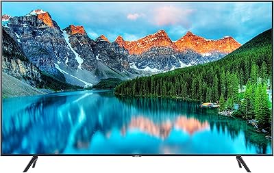 Samsung 55-Inch BE55T-H Pro TV | Commercial | Easy Digital Signage Software | 4K | HDMI | USB |Tuner | Speakers | 250 nits, Black