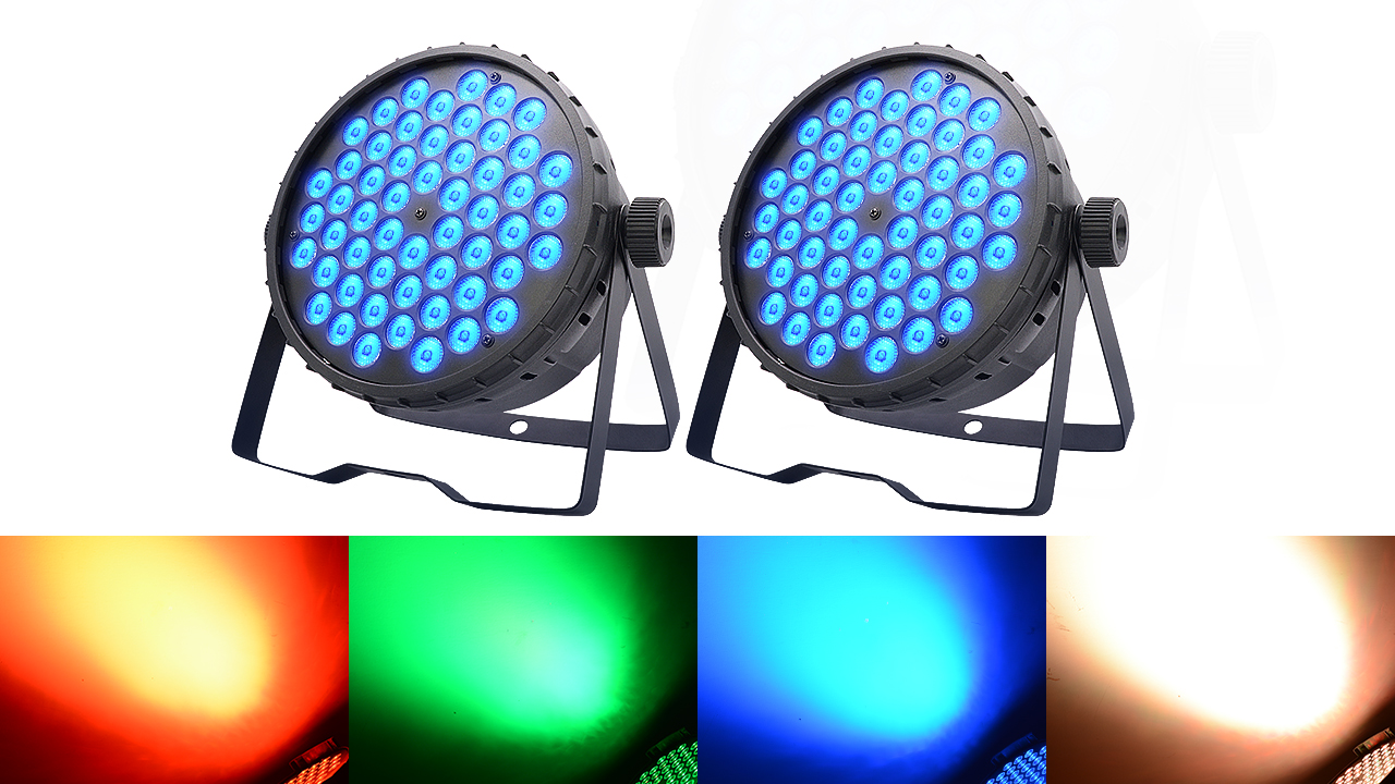 Amazon.com: BETOPPER DJ Light 2 Pack, 54x3W LED Par Lights, DMX