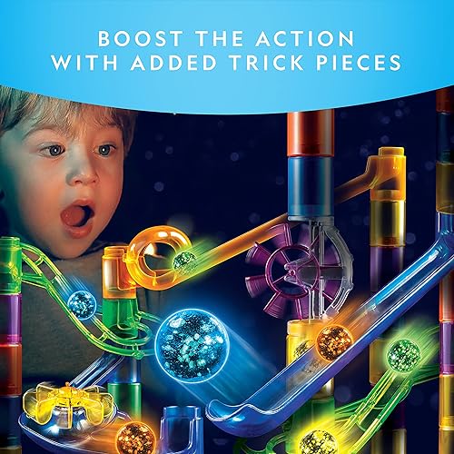 Miniatura 4 de NATIONAL GEOGRAPHIC, tobogán de canicas que brilla en la oscuridad malla de almacenamiento, gran juguete creativo para niñas y niños.