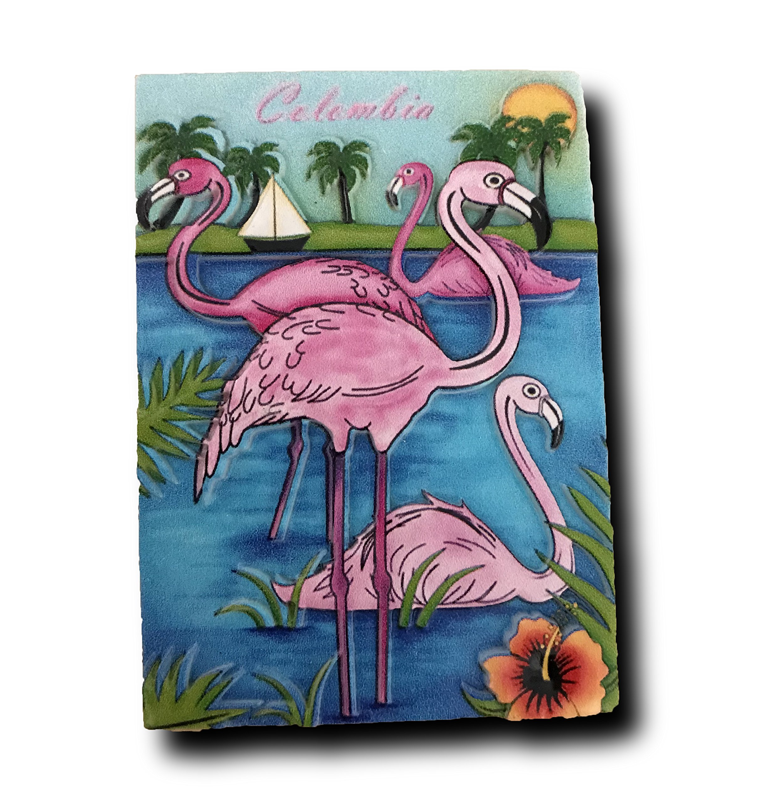 Wedarego Blue 3D,Colombia Refrigerator Magnet,Famous Tourist Souvenirs,Resin Fridge Magnet Home And Kitchen Decoration
