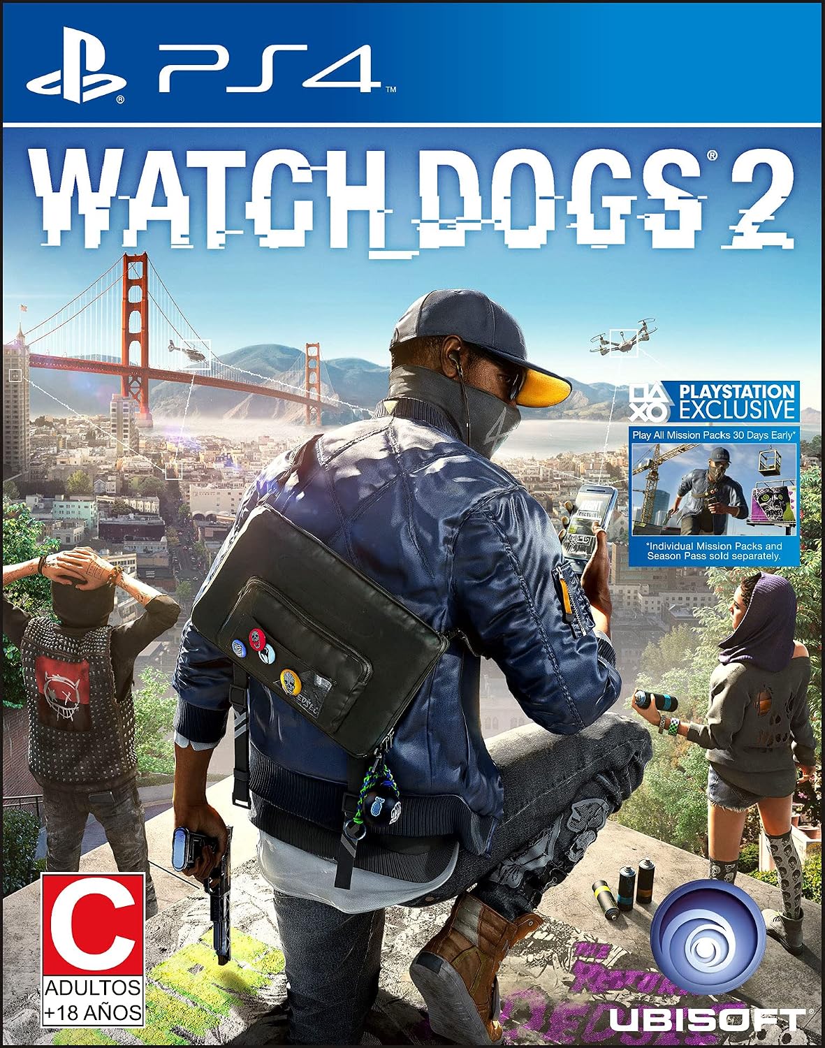 Watch Dogs 2 PS4 - Plays In English 100% Doblado En Español Em Português