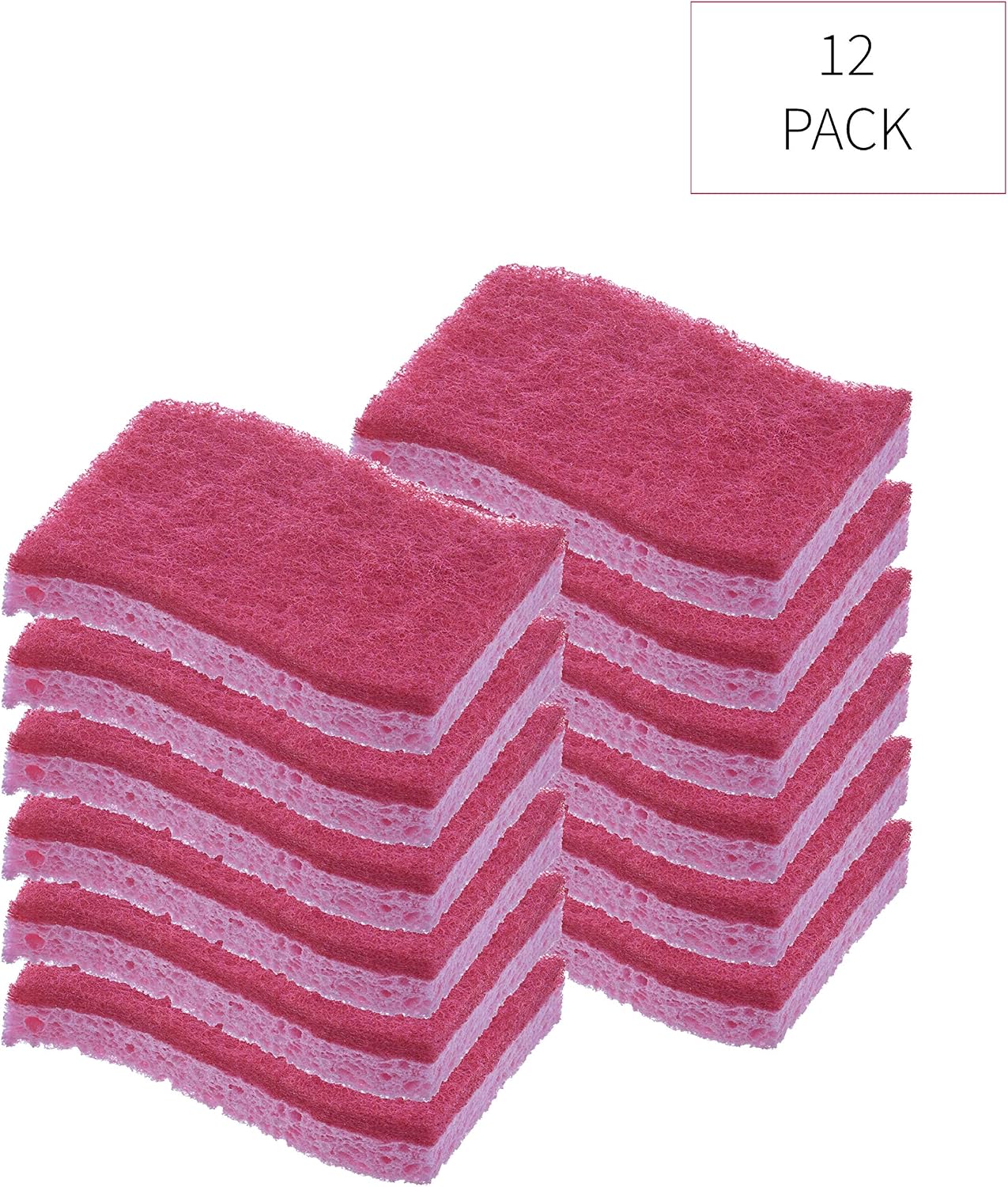 Super Sale 🛒 Superio Non-Scratch Cellulose Sponge Scrub (12-Pack) Heavy Duty Kitchen Sponges Scrubbers with Scouring Pad (Red) Black Friday - 40% OFF Superio Non-Scratch Cellulose Sponge Scrub (12-Pack) Heavy Duty Kitchen Sponges Scrubbers with Scouring Pad (Red)