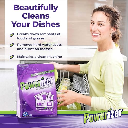 Miniatura 4 de Detergente completo en polvo para ropa y limpiador multiusos | 6.5 libras | 294 cucharadas | Jabón concentrado de lavandería y concentrado de