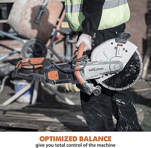 Miniatura 6 de Evolution Power Tools R300DCT 12 inch Concrete Saw (Aka Circular Saw, Angle Grinder, Chop / Cut Off Saw, Demo Saw, Disc / Power Cutter) Electric