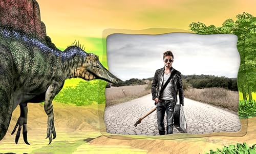 Quadros da foto do dinossauro