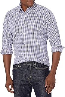 Amazon Essentials Men's Regular-Fit Long-Sleeve Casual Poplin Shirt