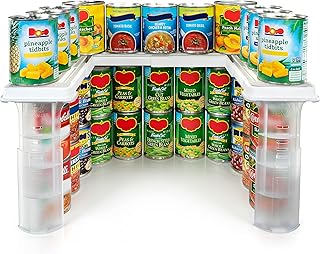 Savvy Shelf Adjustable Pantry & Can Storage Organizer - Kitchen Cabinet - Pantry Organization & Storage Can Organizer for Cupboard