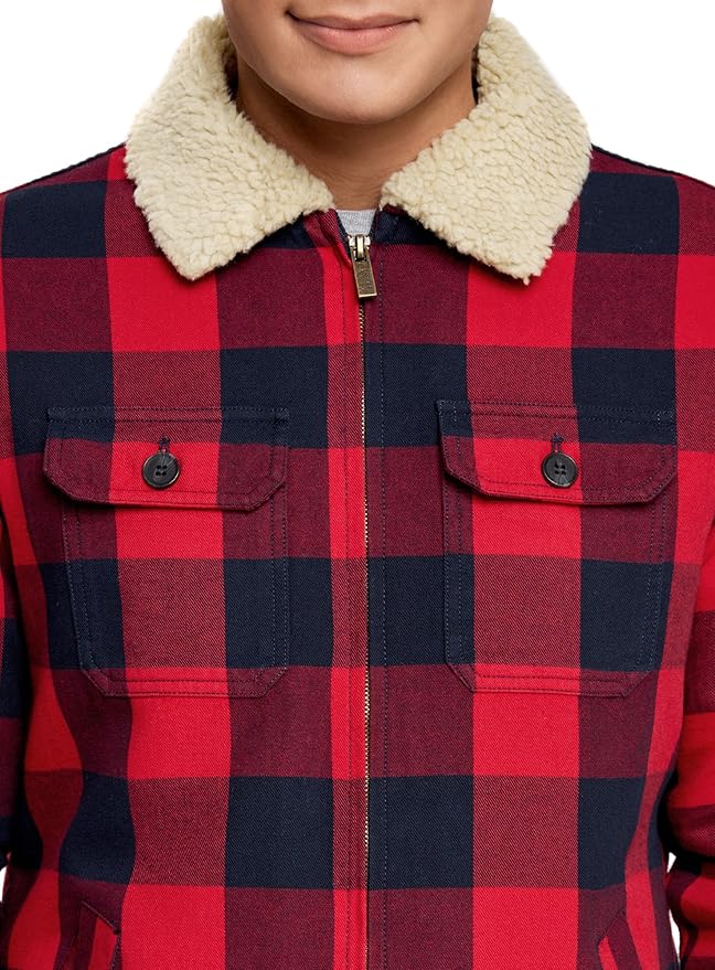lumberjack jacket fur collar