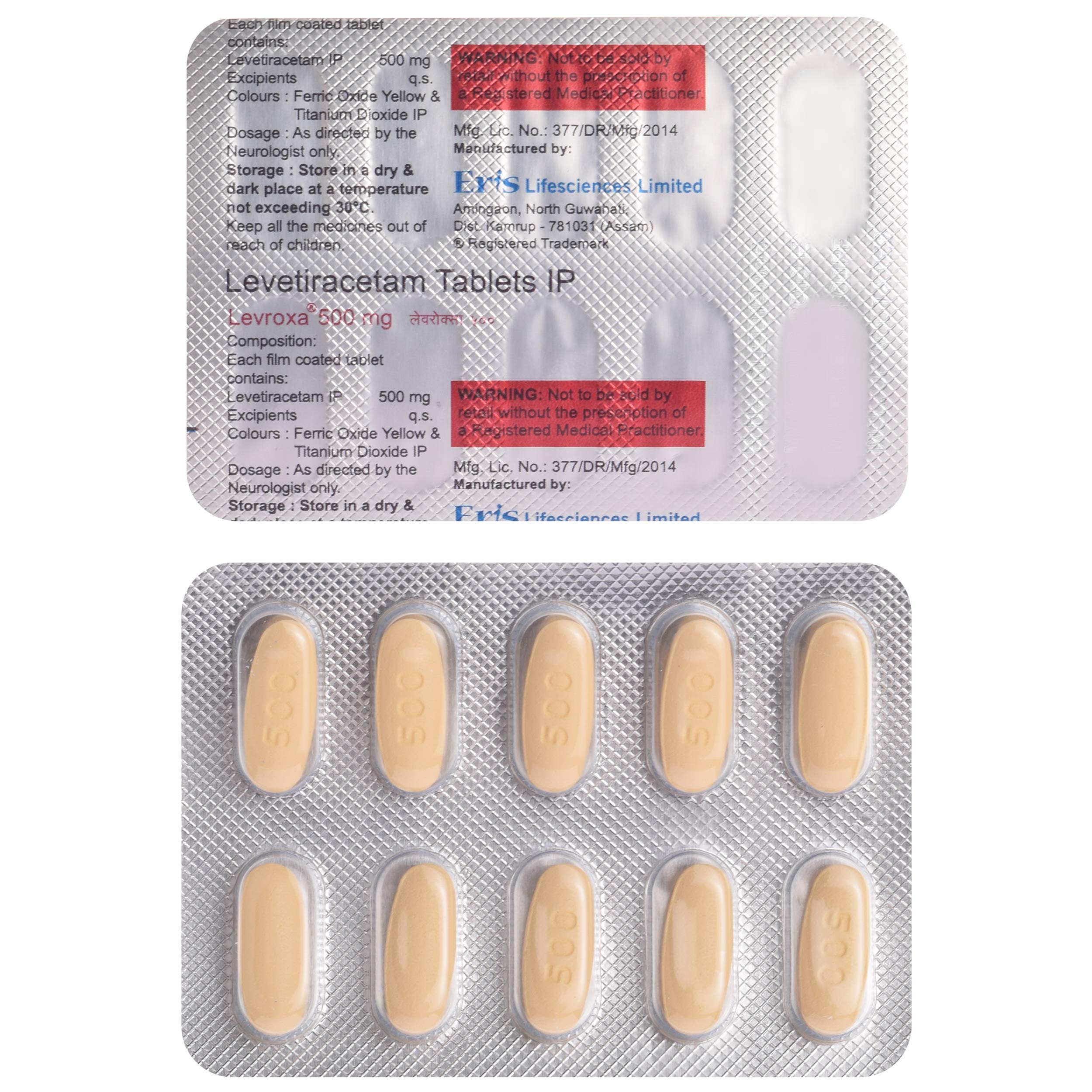 Levroxa 500 mg - Strip of 10 Tablets