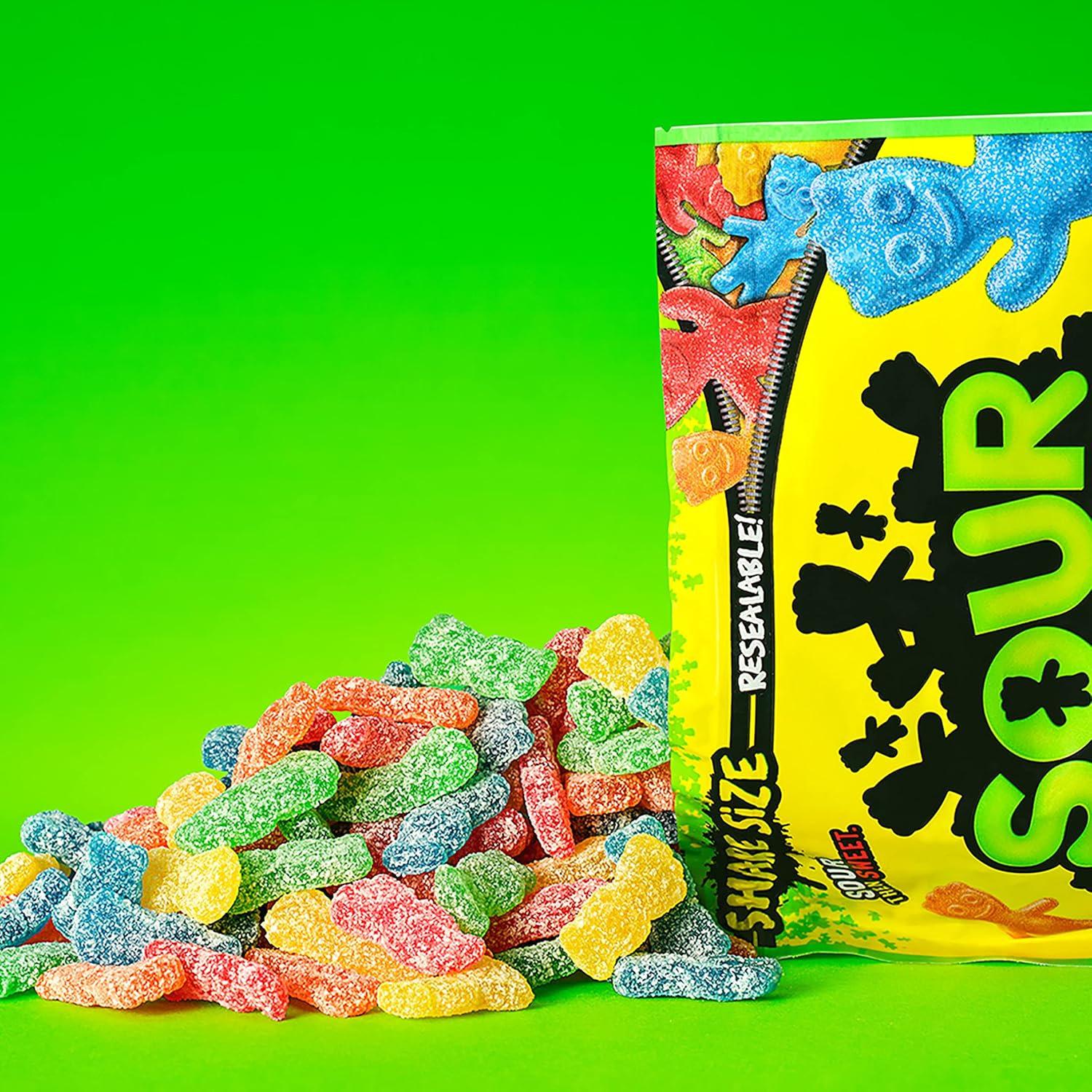 SOUR PATCH KIDS Soft & Chewy Candy, Share Size, Bulk Candy, 12- 12 oz Bags
