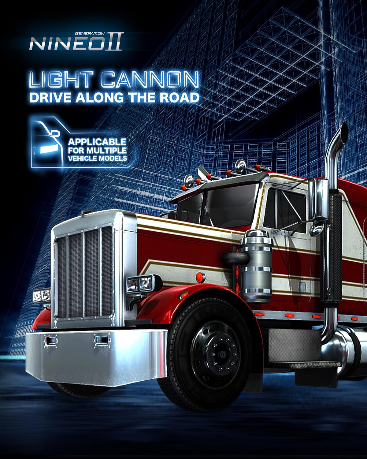 NINEO auxiliary fog for off-road use ATV UTV