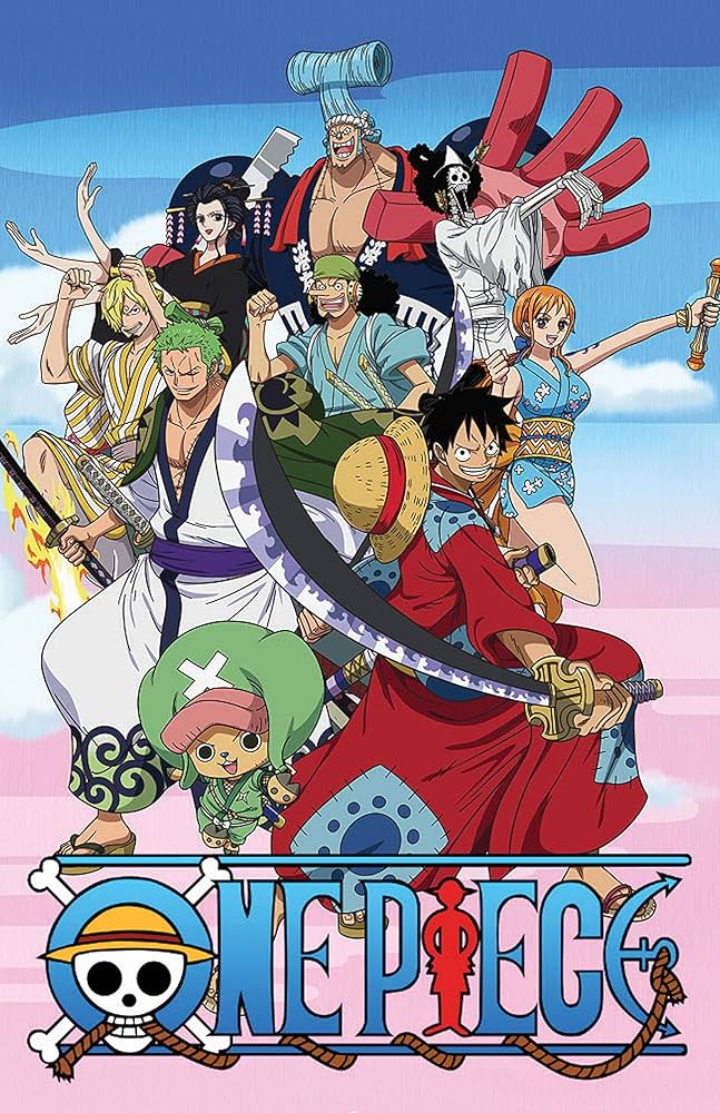 One Piece Anime Poster, 11x17 Manga Art Print, Luffy, Zoro, Nami