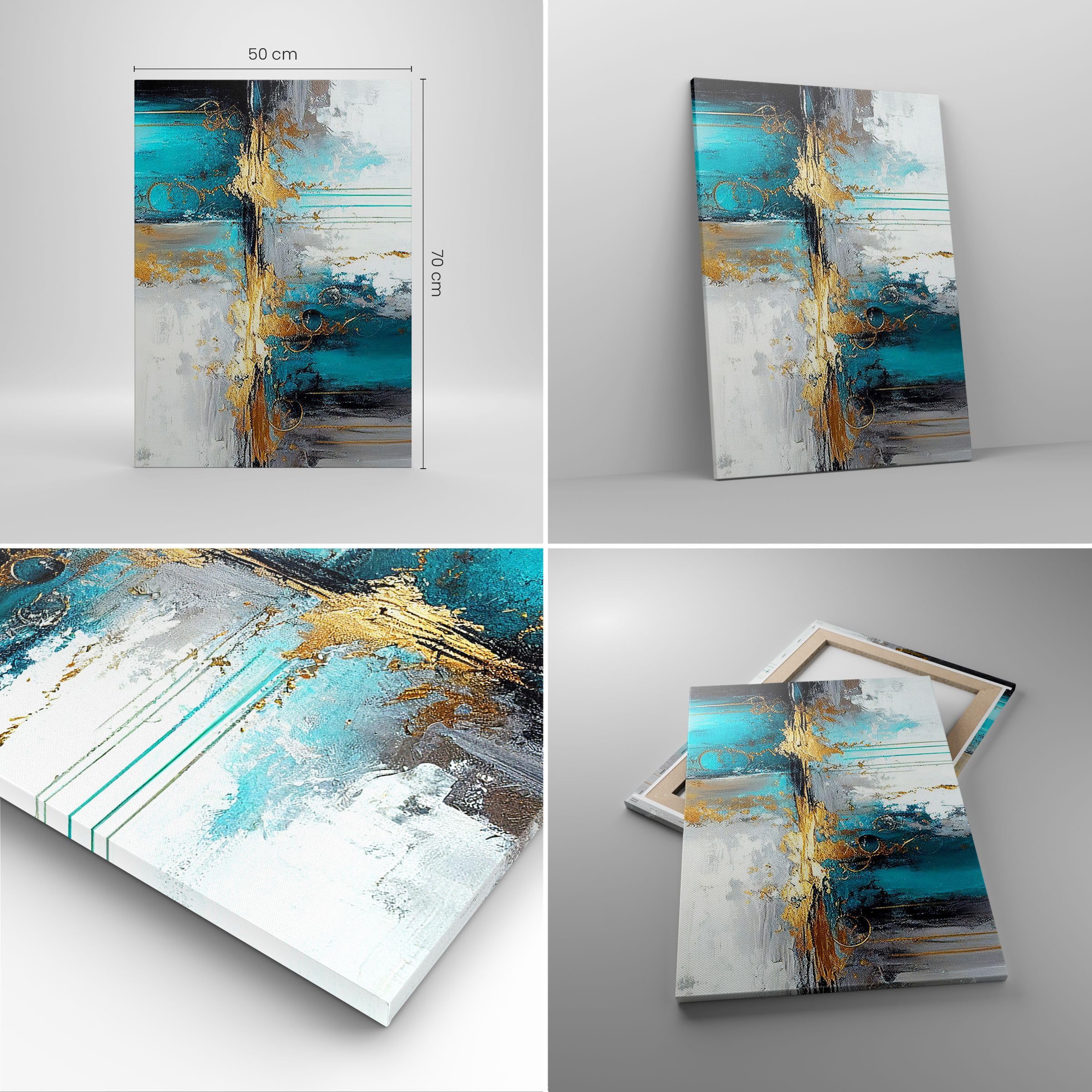 Quadri Moderni Soggiorno Piccolo novembre colorato Quadro su Vetro Verticale 50x70cm Stampe da Parete Camera da Letto Cucina 1 pezzo Wall Art Piccoli Decorazione Murale Grafica Immagini GPA50x70-4568