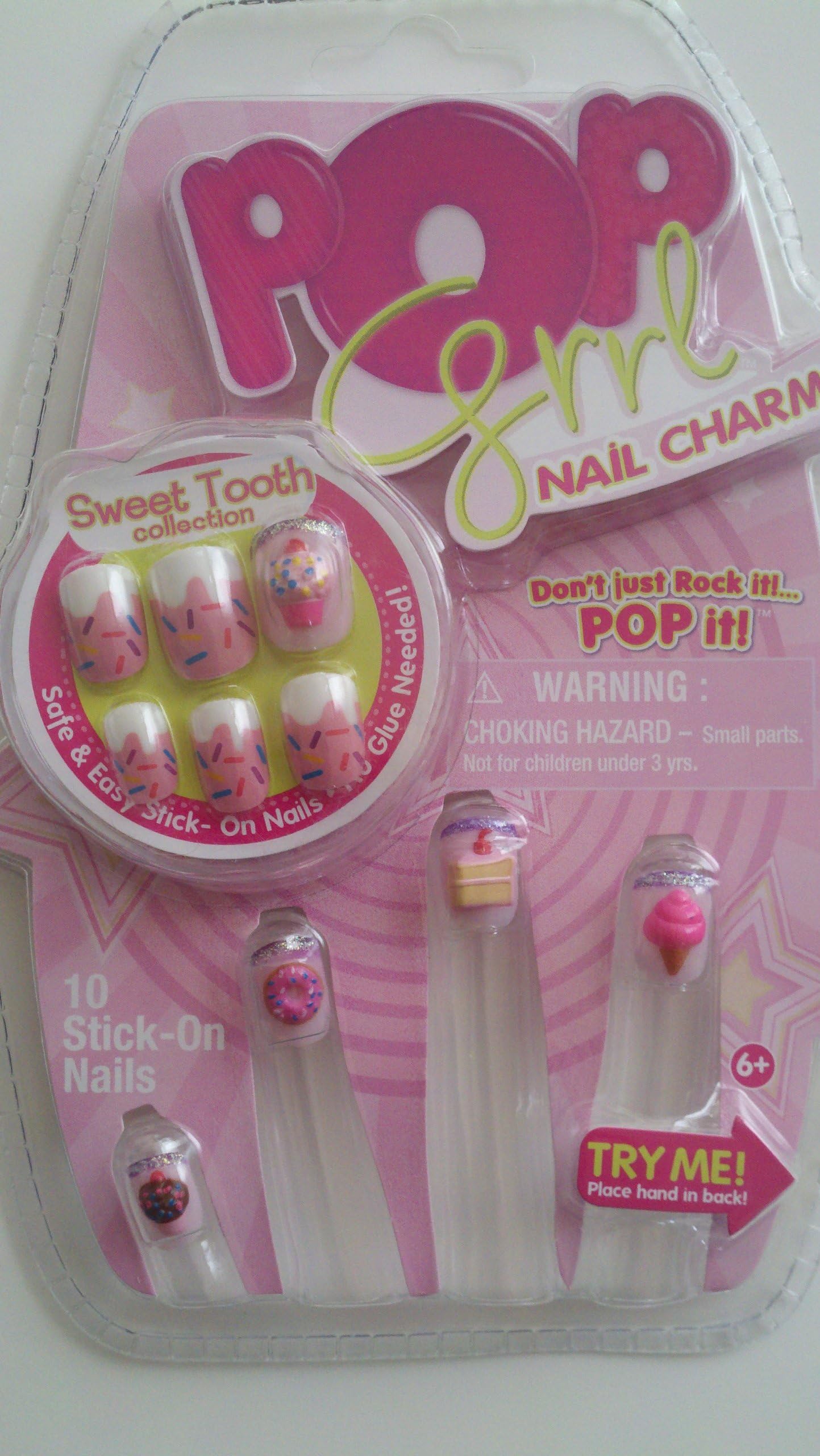 3D Stick-On Nail Charms Sweet Tooth Collection #3097
