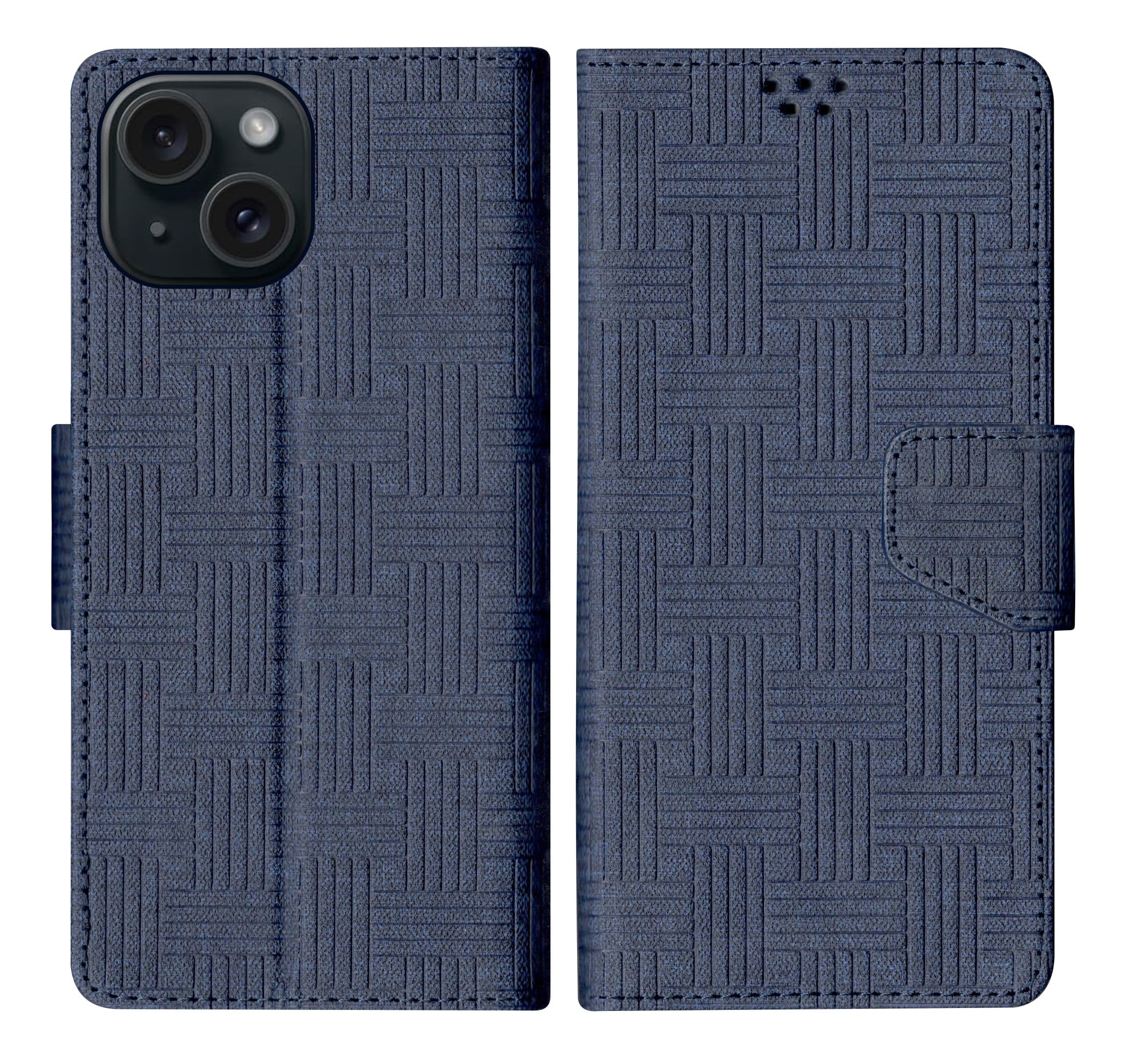 SBMS Flip Cover for Apple iPhone 15 Back Cover Case with Magnatic Closure | Inbuilt Stand | Card & Money Pockets (Mat Blue) (B0CVLCN2T8) Amazon Price History, Amazon Price Tracker