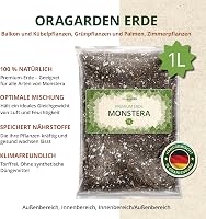 ORAGARDEN Monstera Talaj 1L - Beltéri Növények és Kertészeti Föld 5 Komponensű Potting Soil 4
