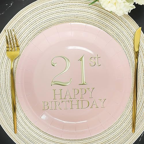Miniatura 5 de Pandecor Platos y servilletas para fiestas de cumpleaños, decoraciones desechables para fiestas de cumpleaños para hasta 20 invitados (18)