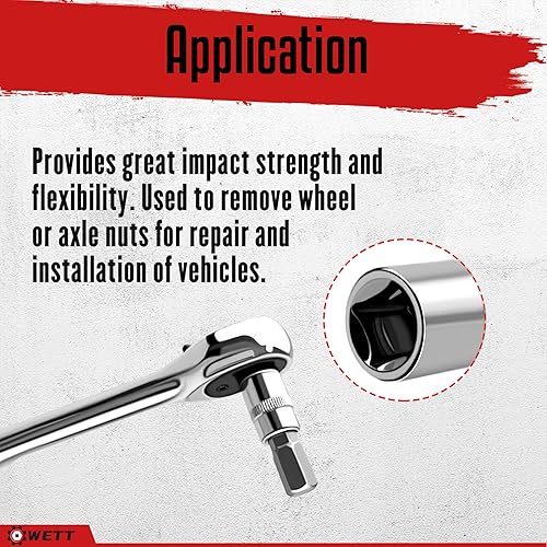 Miniatura 15 de WETT Master Torx - Juego de llaves de vaso Torx externas, 60 piezas de 1/4", 3/8", 1/2" de accionamiento E-Torx