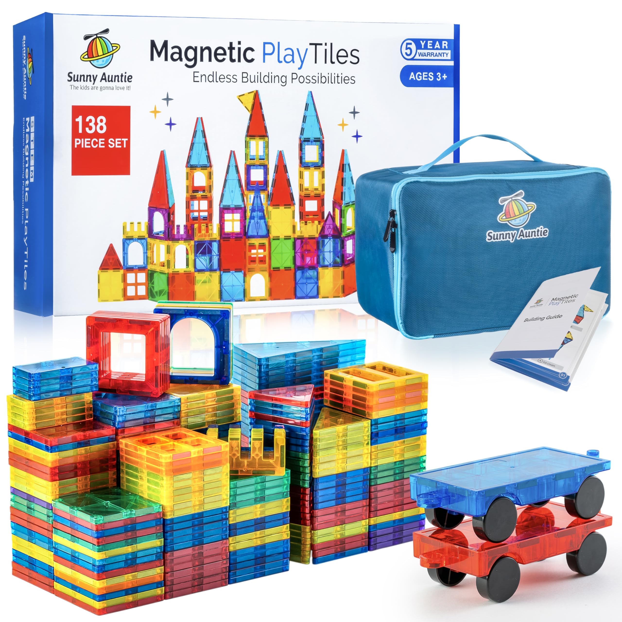 Magnetic Tiles 138 pcs