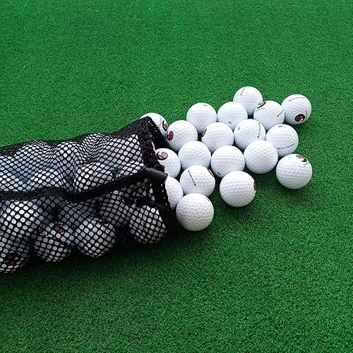 Miniatura 5 de Bolsa de malla para almacenamiento de pelotas de golf y juguetes, bolsa de malla de golf, bolsa de malla de golf, bolsa de red multiusos, apta para