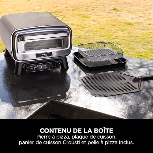 Ninja Artisan, Forno Elettrico per Pizza e Friggitrice ad Aria, Grigio - 11