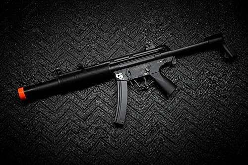 Miniatura 7 de HK Heckler & Koch MP5 SD6 AEG Rifle BB automático de 0.236 in pistola de Airsoft, color negro