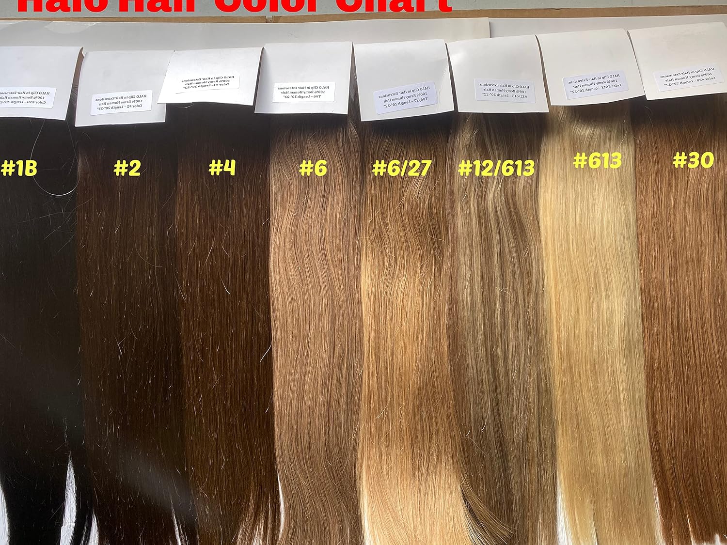 20" Ponytail Wrap-on Clip in Remy Human Hair Extensions Light Auburn Red Full Thick Natural Realistic (Color 30)