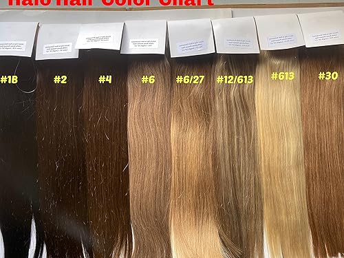 Miniatura 5 de Extensiones de cabello humano Tressmatch de 16"-18" Remy en prensa gruesas hasta los extremos, negro, café, rubio, castaño rojizo, reflejos en rojo,