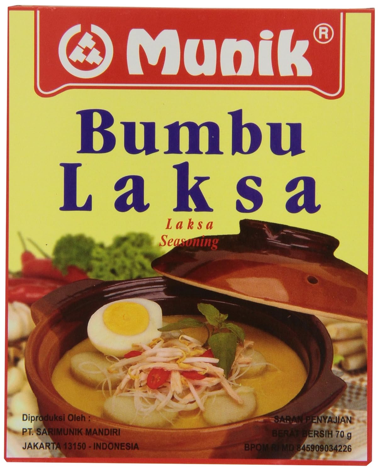 Munik Laksa, 65-Gram