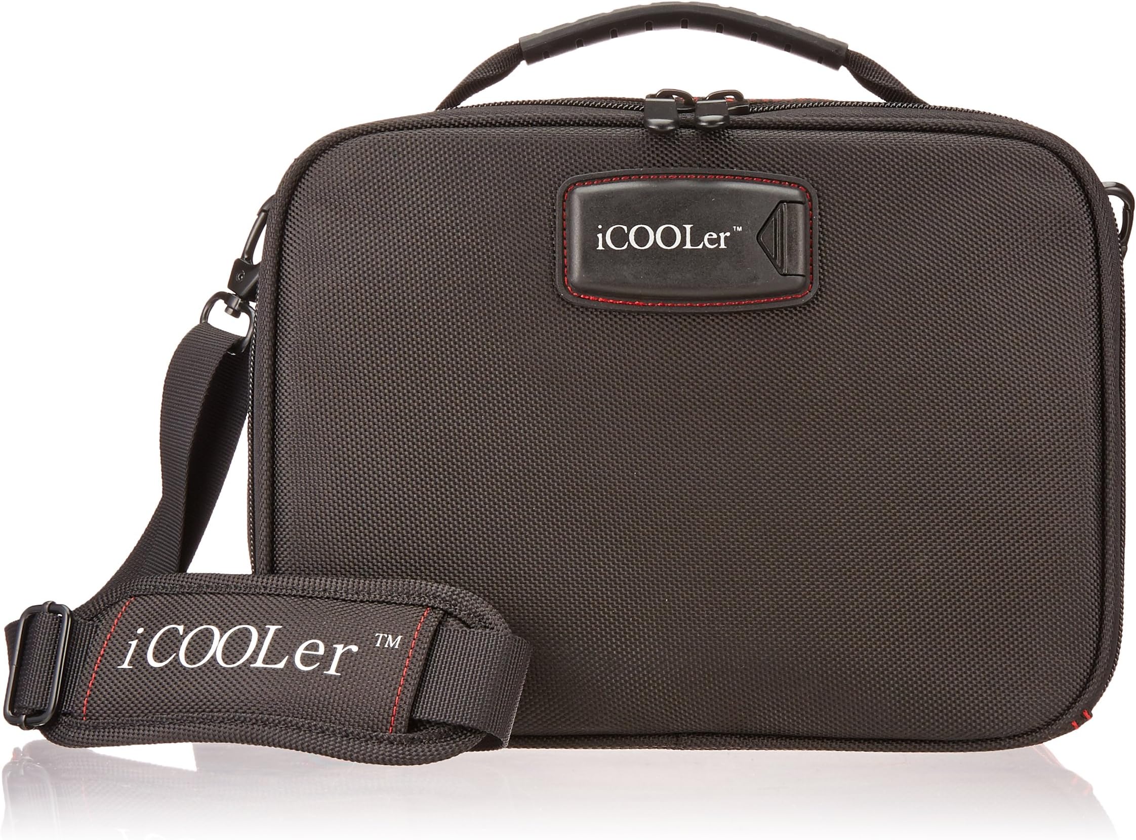 Freezable Lunch and Beverage Bag, Medium Black