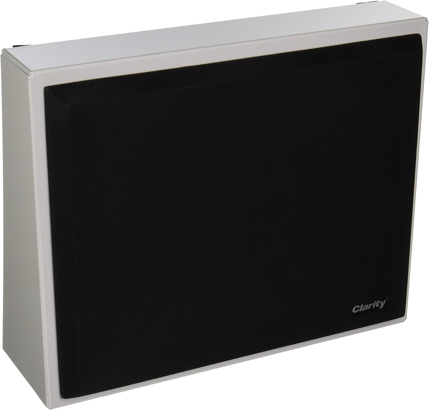 Valcom S-504 Interior Metal Speaker with 25/70-volt transformer with Black Cloth Grille, Gray