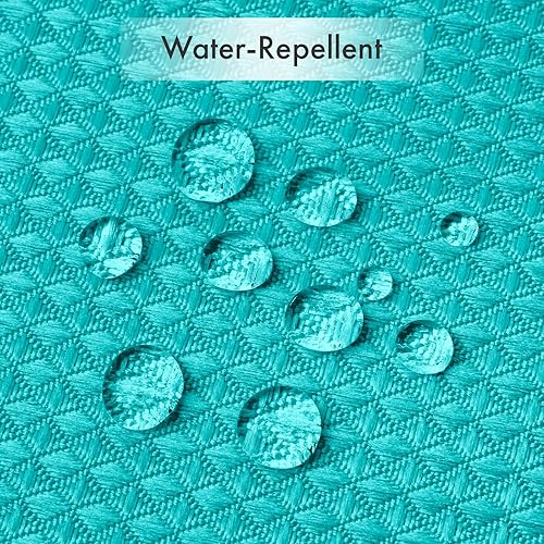 Vista 32 de AmazerBath - Cortina de baño con tejido de punto gofre, calidad hotelera, 60 x 72 pulgadas, blanco