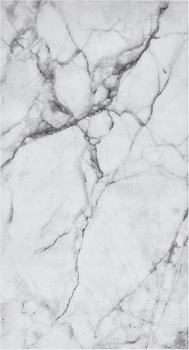 100 Marble Guest Napkins – Disposable Bathroom Napkins, Decorative Hand Towels, Modern White Gray Paper Towels