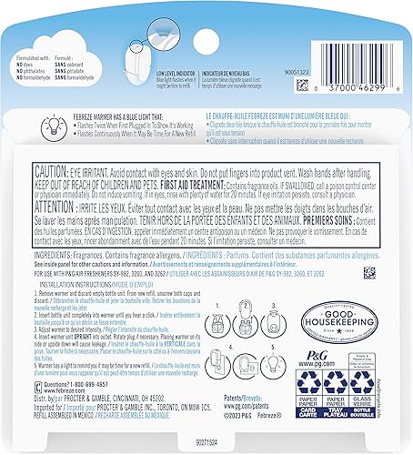 Miniatura 119 de Febreze Plug - Recambios para ambientador, edición limitada, aroma de calabaza de cosecha fresca, (2 unidades, 1.75 onzas)