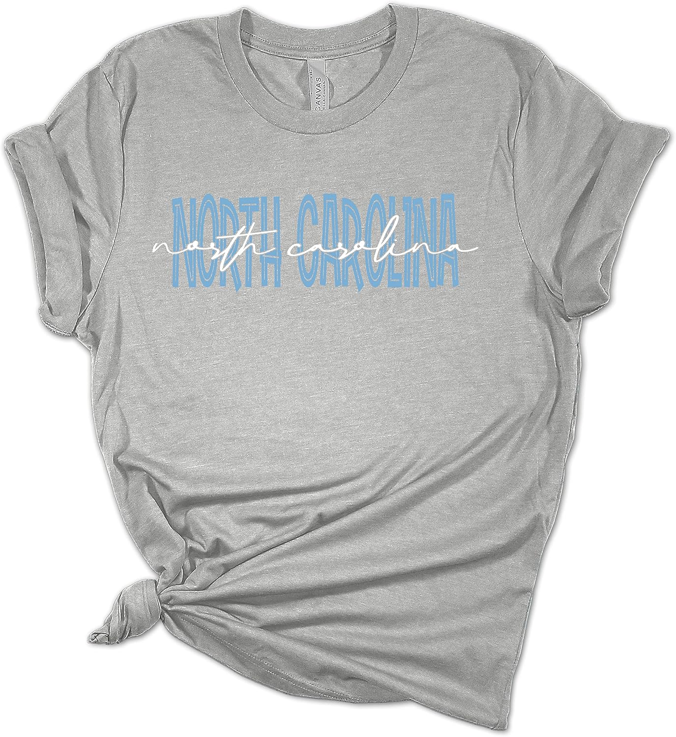 Womens Football Tshirt Team Color Crimson Football Team Name Cursive Short Sleeve T-Shirt Graphic Tee