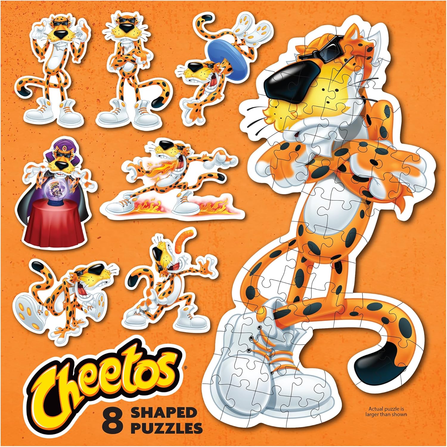 RoseArt Peanuts Jigsaw Puzzle Set – 12 Individually Shaped Mini Puzzles Featuring Beloved Characters | Includes Bonus Poster – Adult & Family Fun
