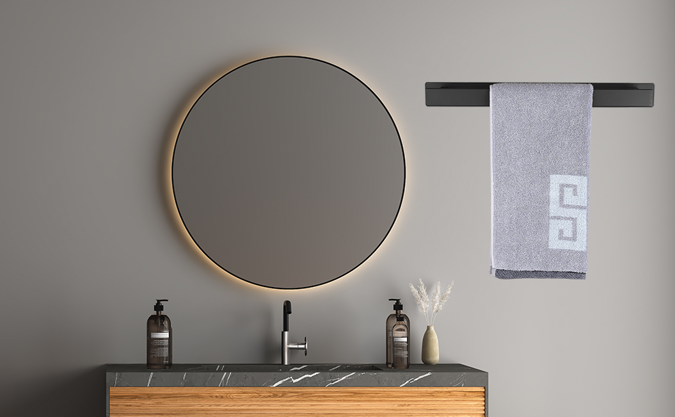 Portasciugamani Da Bagno Ulisem - Montaggio A Parete, Installazione Con Viti Barra Portasciugamani Portasciugamani Doppio Portasciugamani In Acciaio Inossidabile Sus304 Adatto Per Bagno E Cucina 89467336