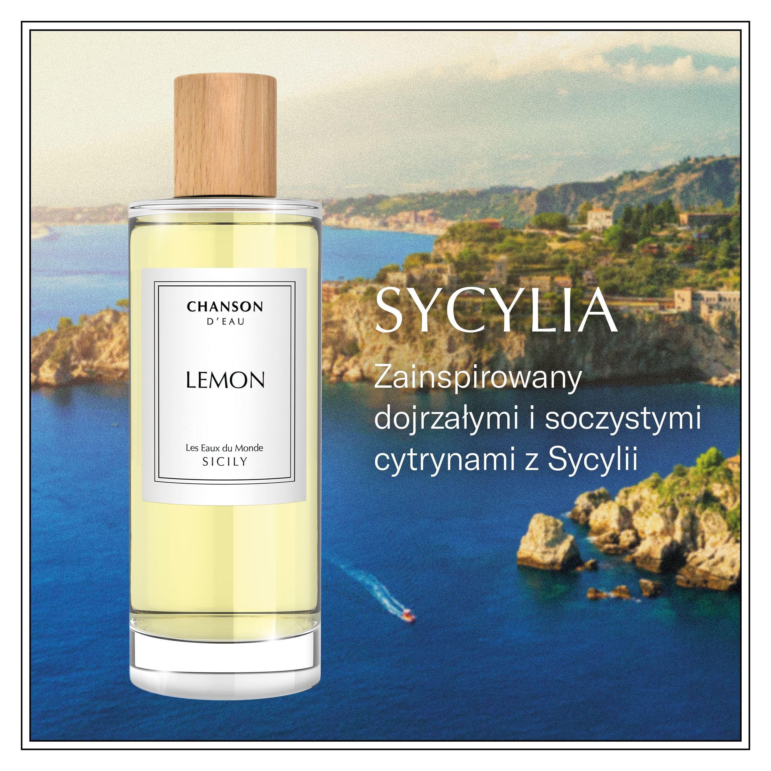 Chanson d’Eau Lemon woda toaletowa dla kobiet o orzeźwiającym zapachu cytryny, 100 ml