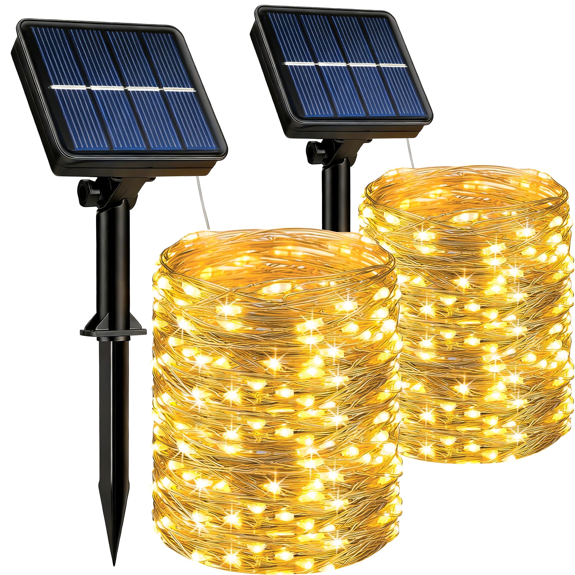 HeiPard Solar LED Lichterkette Außen Outdoor