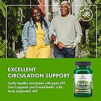 Vista 6 de Swanson Maximum Strength Peak ATP-Natural Supplement Promoting Cellular Energy Support-Supports Physical Performance and Promotes Healthy Blood Flow