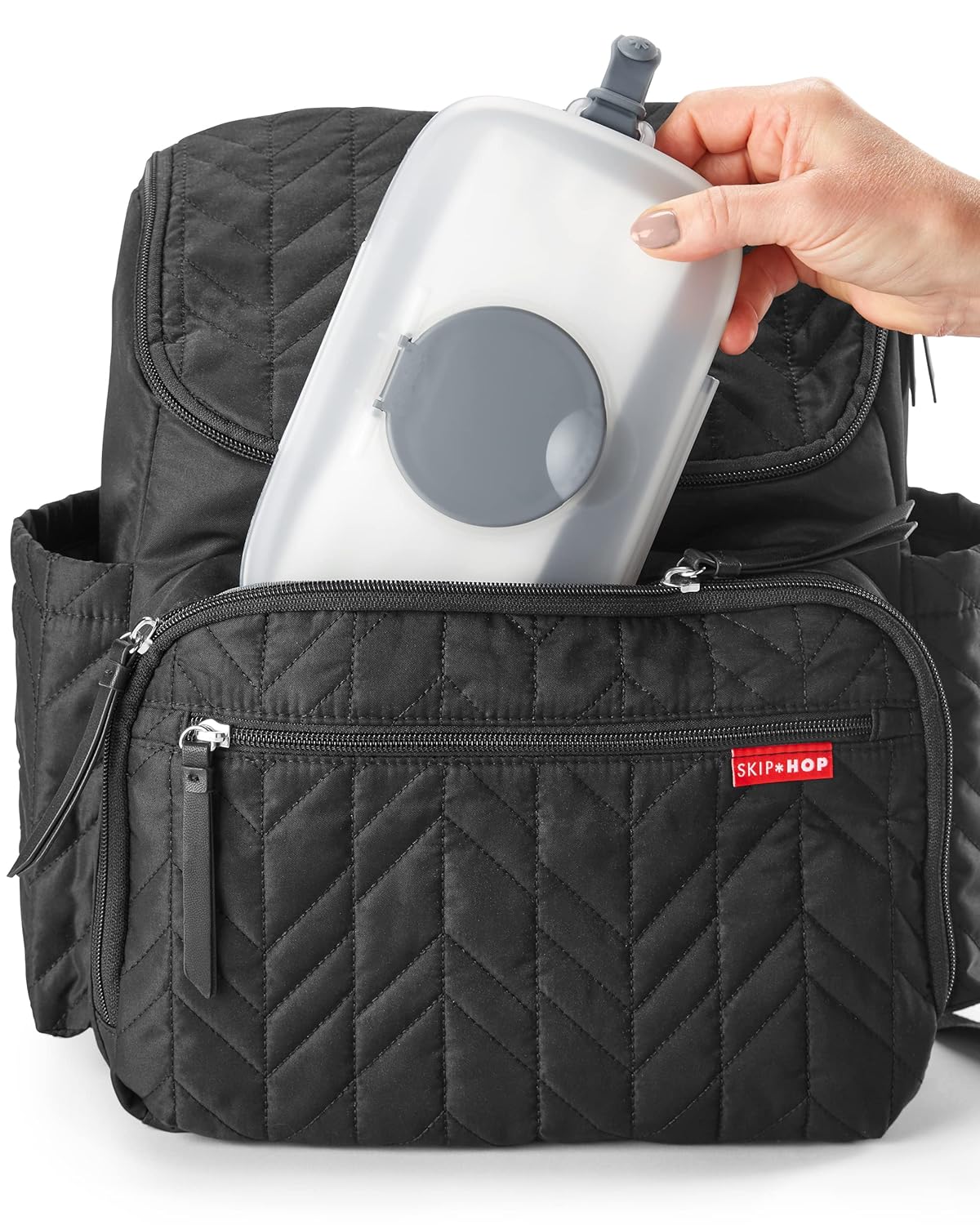 Skip Hop On-The-Go Wipes Dispenser, Grab & Go, Grey : Baby