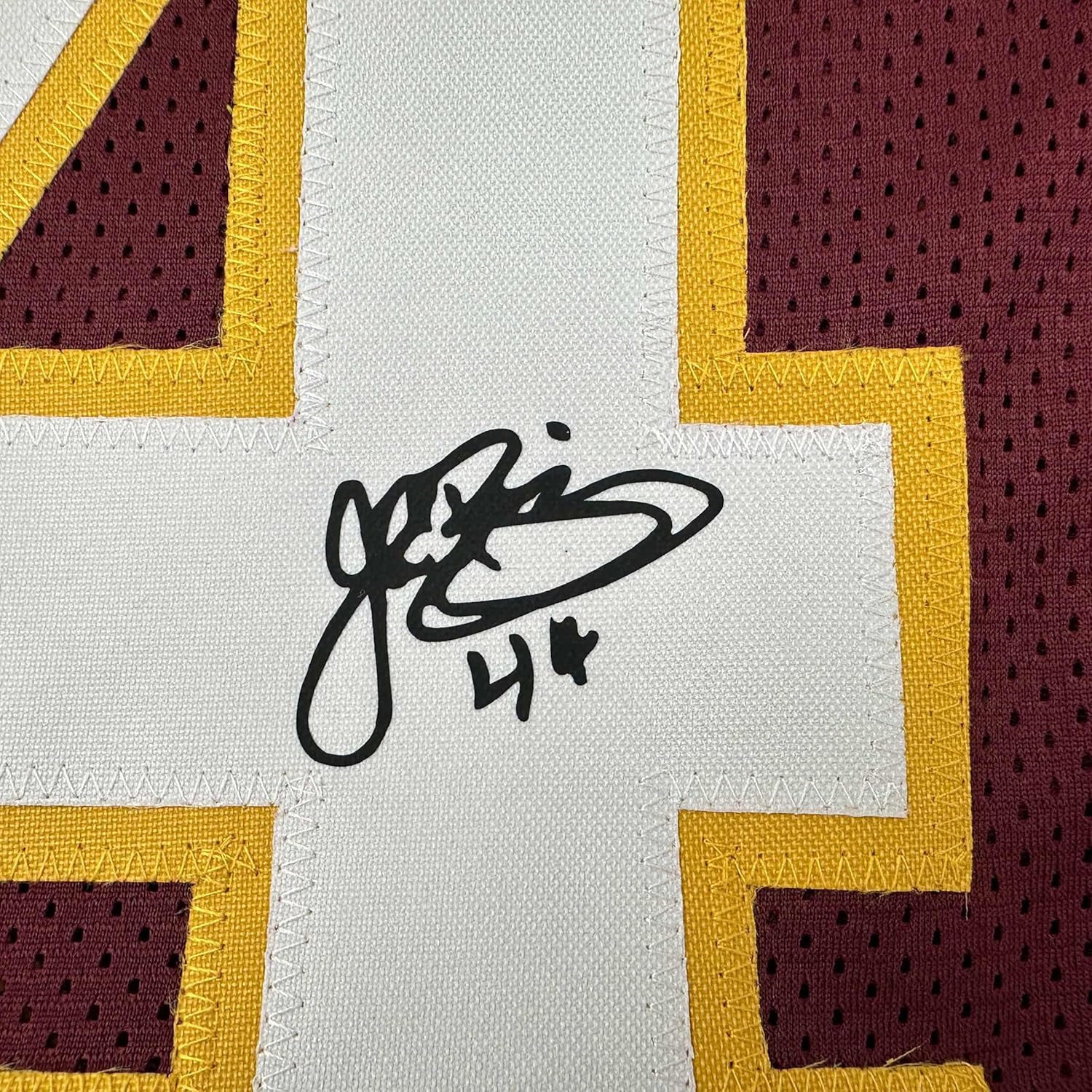 Facsimile Autographed John Riggins Washington Red Reprint Laser Auto Football Jersey Size Men's XL - Image 2